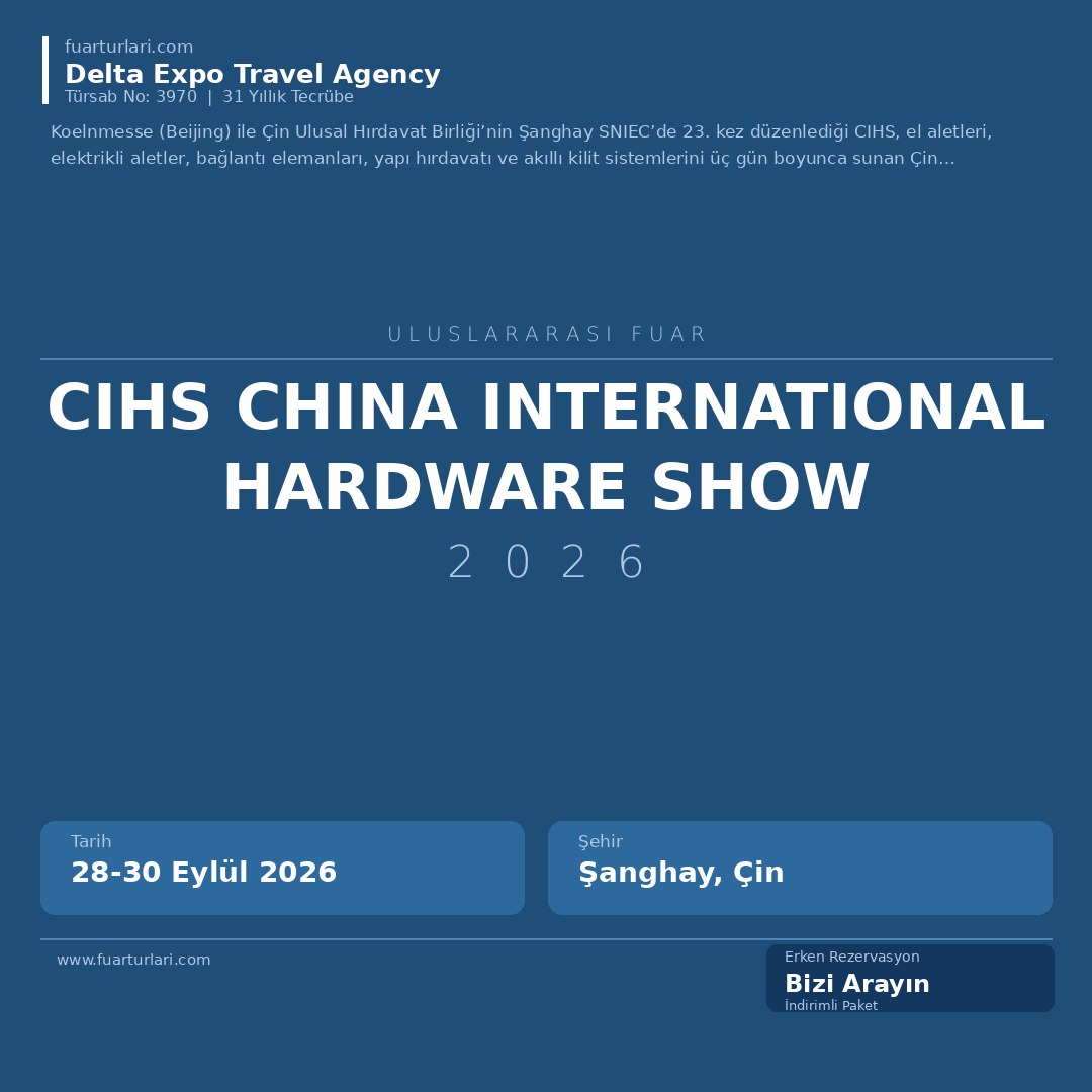 CIHS China International Hardware Show 2026