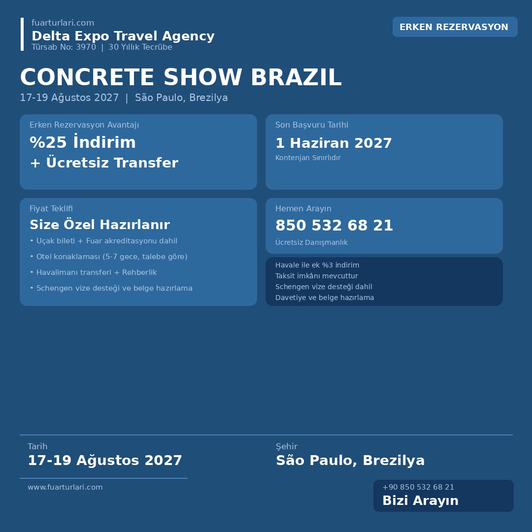 Concrete Show Brazil 2027