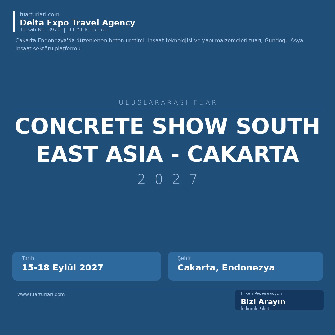 Concrete Show South East Asia 2027 - Cakarta