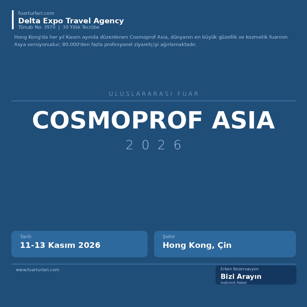 Cosmoprof Asia 2026
