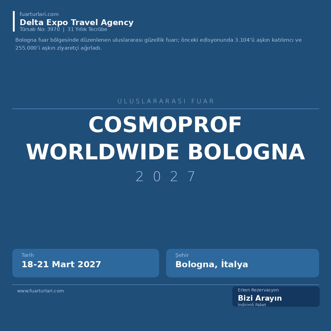 Cosmoprof Worldwide Bologna 2027
