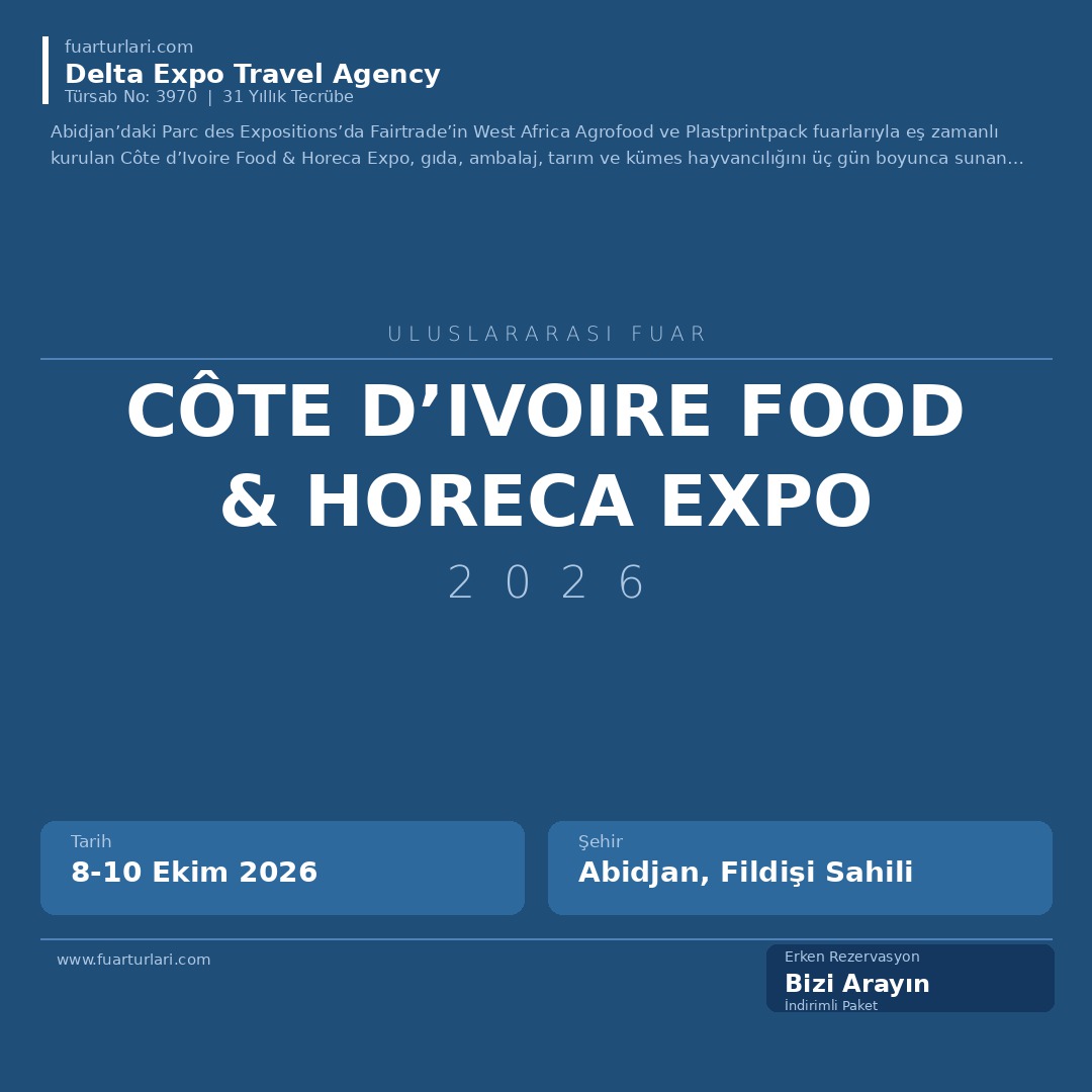 C&ocirc;te d&rsquo;Ivoire Food & Horeca Expo 2026