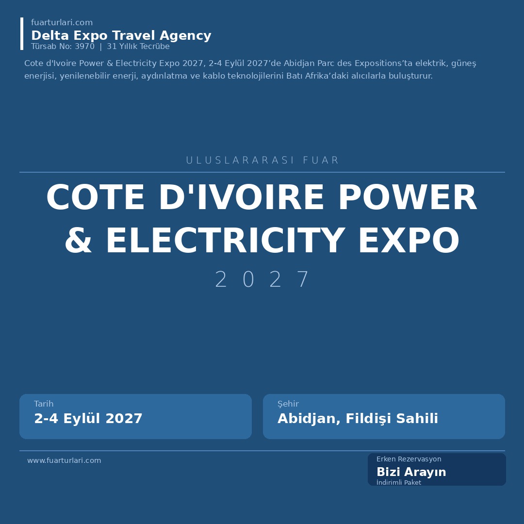 Cote d'Ivoire Power & Electricity Expo 2027