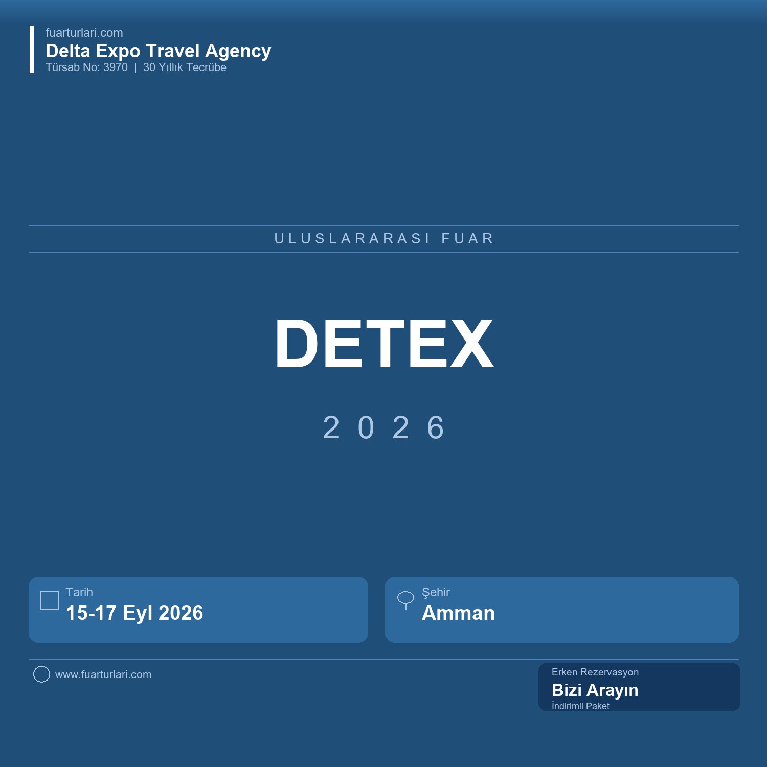 DETEX 2026 - Amman