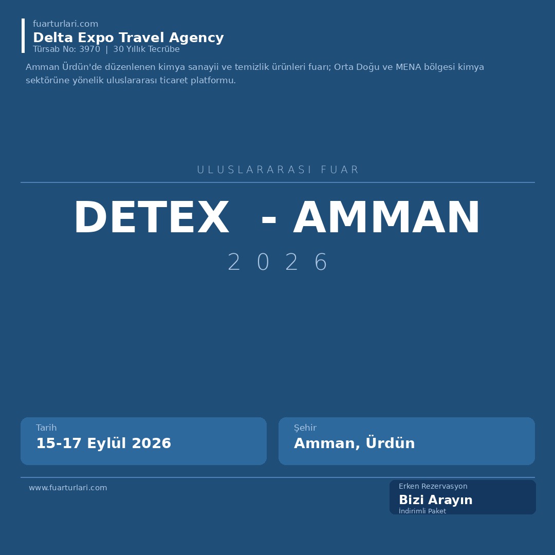 DETEX 2026 - Amman