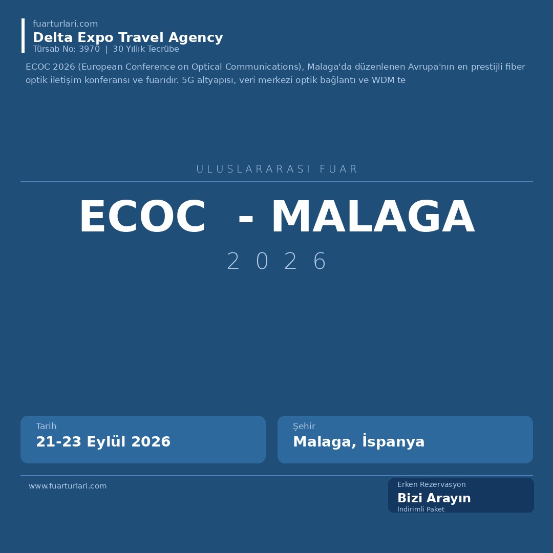 ECOC 2026 - Malaga