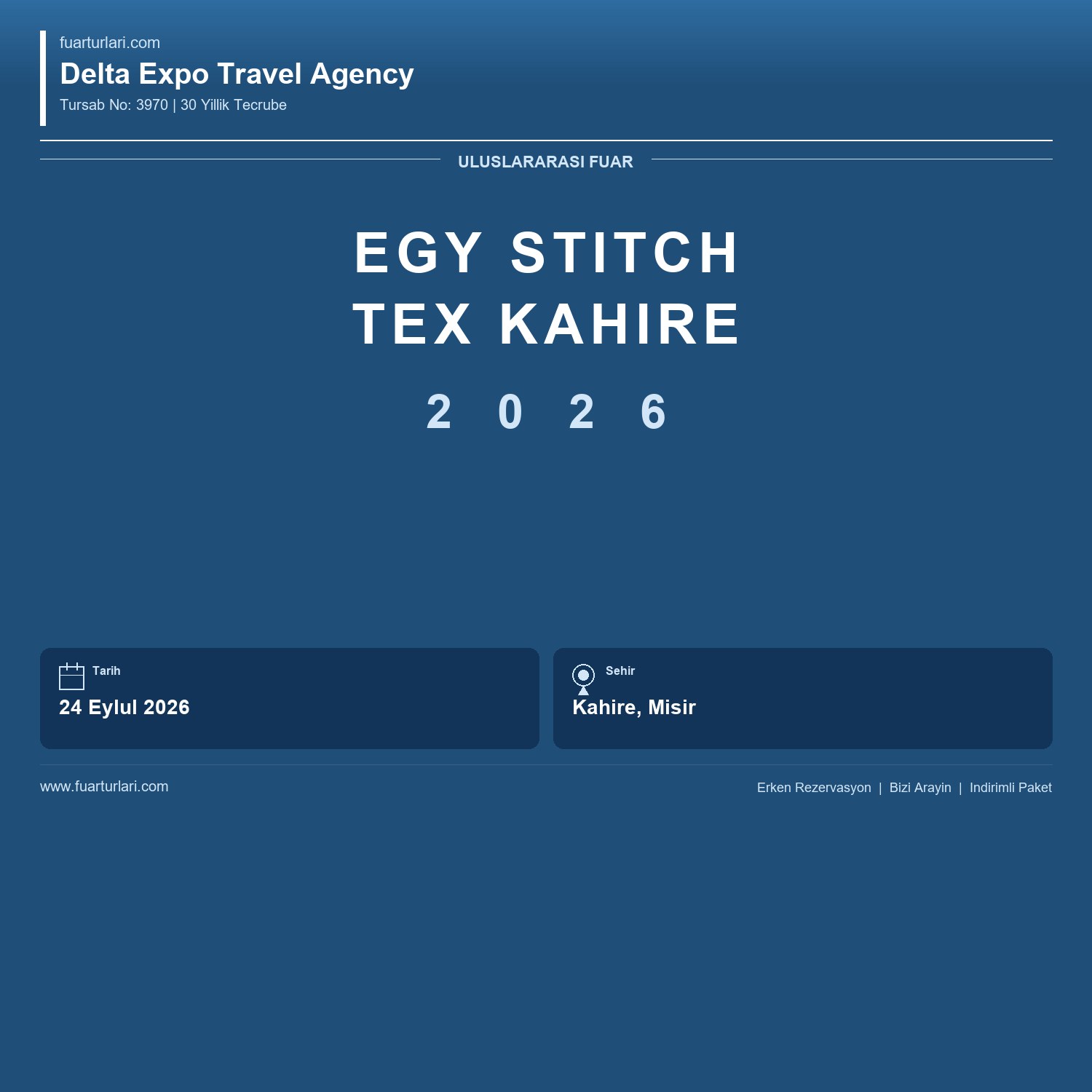 EGY Stitch&Tex Kahire 2026