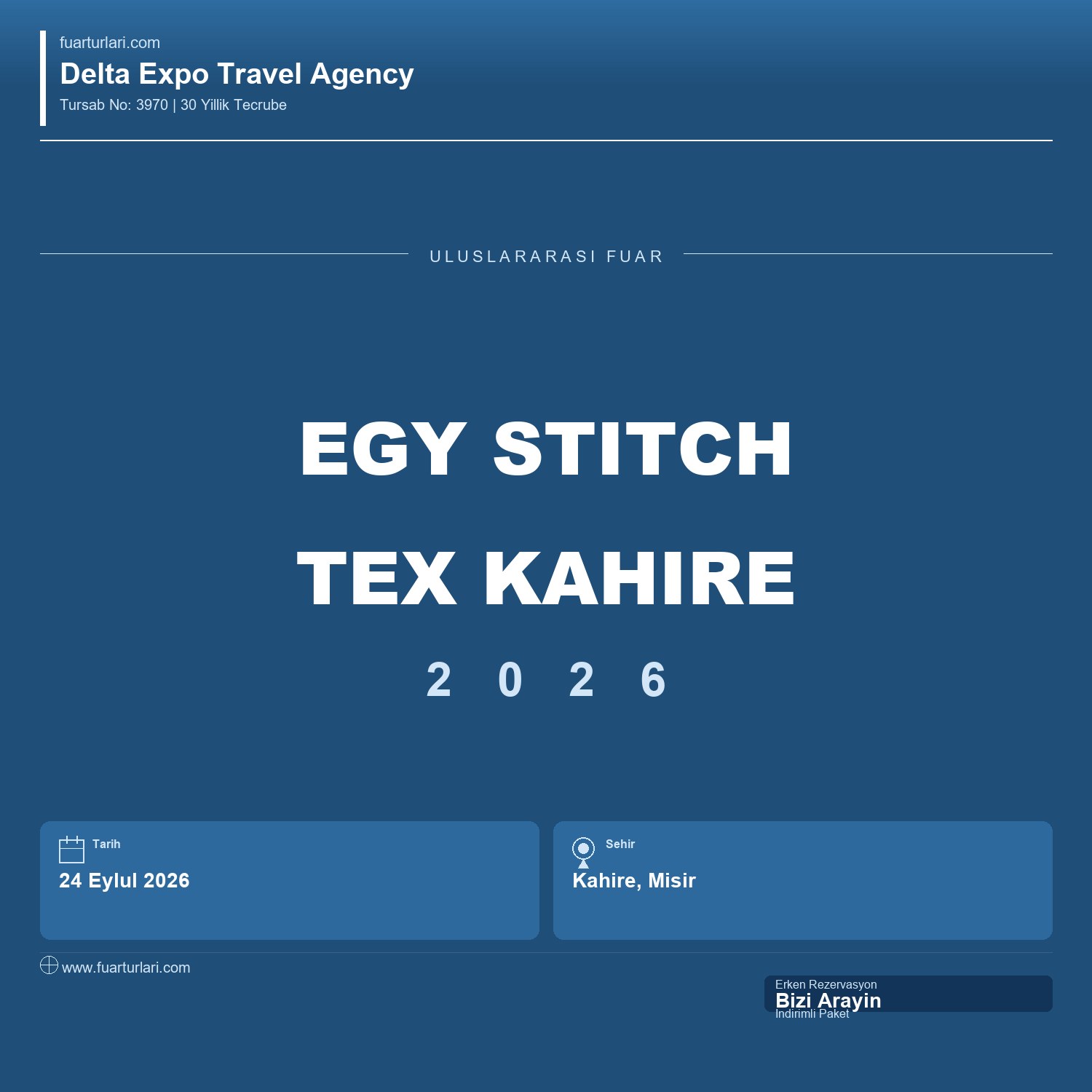 EGY Stitch&Tex Kahire 2026