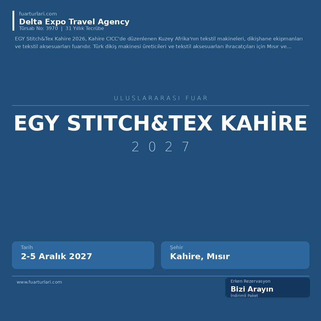 EGY Stitch&Tex Kahire 2027