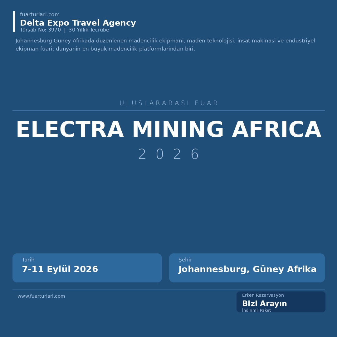 Electra Mining Africa 2026