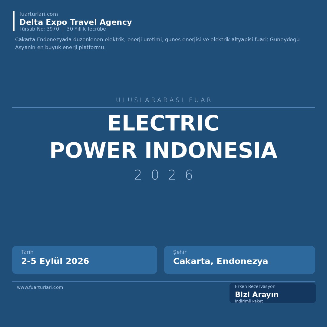 Electric Power Indonesia 2026