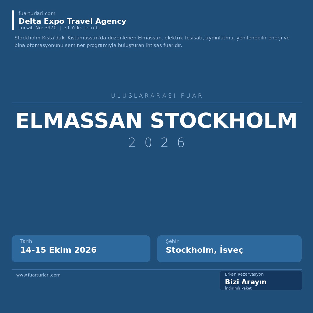 Elmassan Stockholm 2026