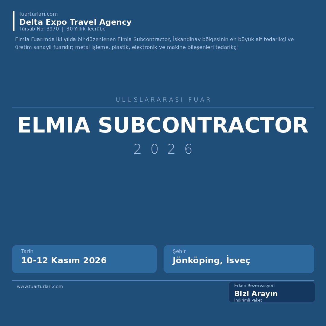 Elmia Subcontractor 2026