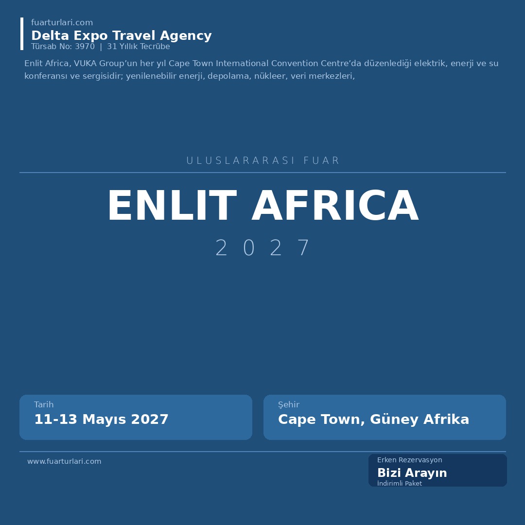 Enlit Africa 2027