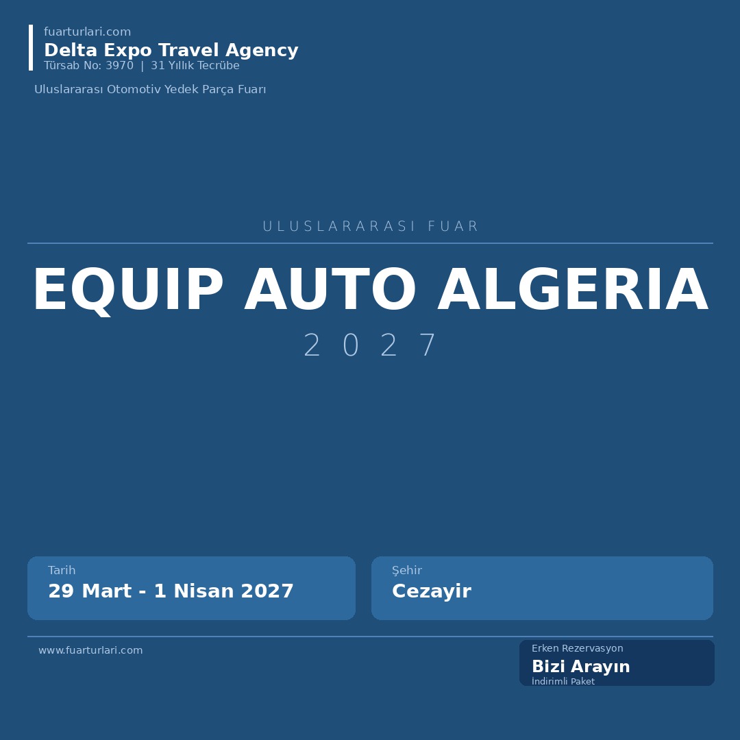 Equip Auto Algeria 2027