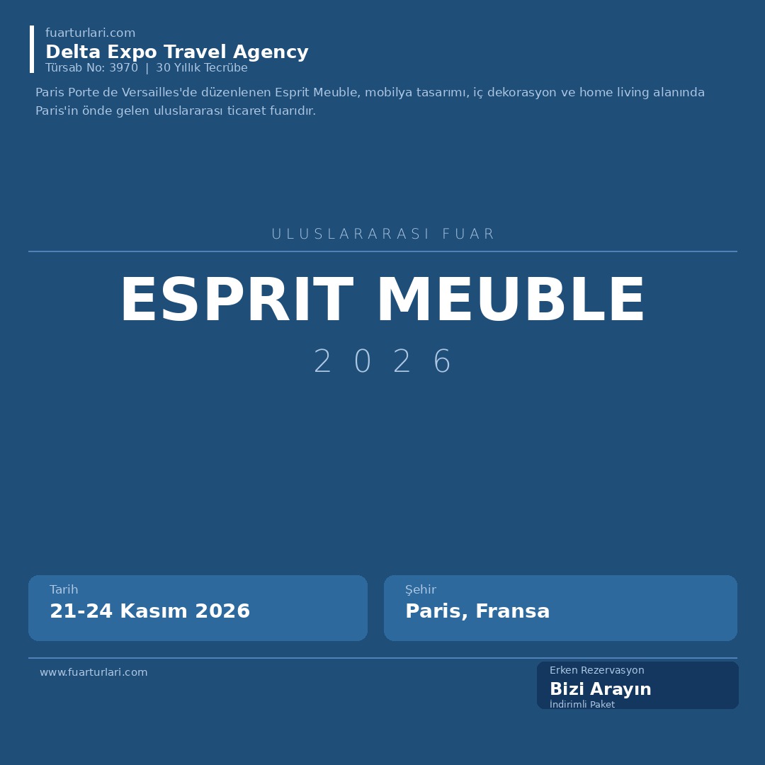 Esprit Meuble 2026