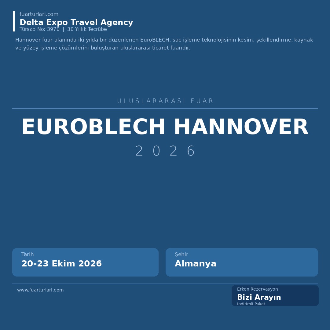EuroBlech Hannover 2026