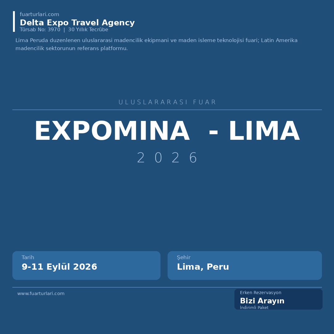 Expomin 2026 - Lima