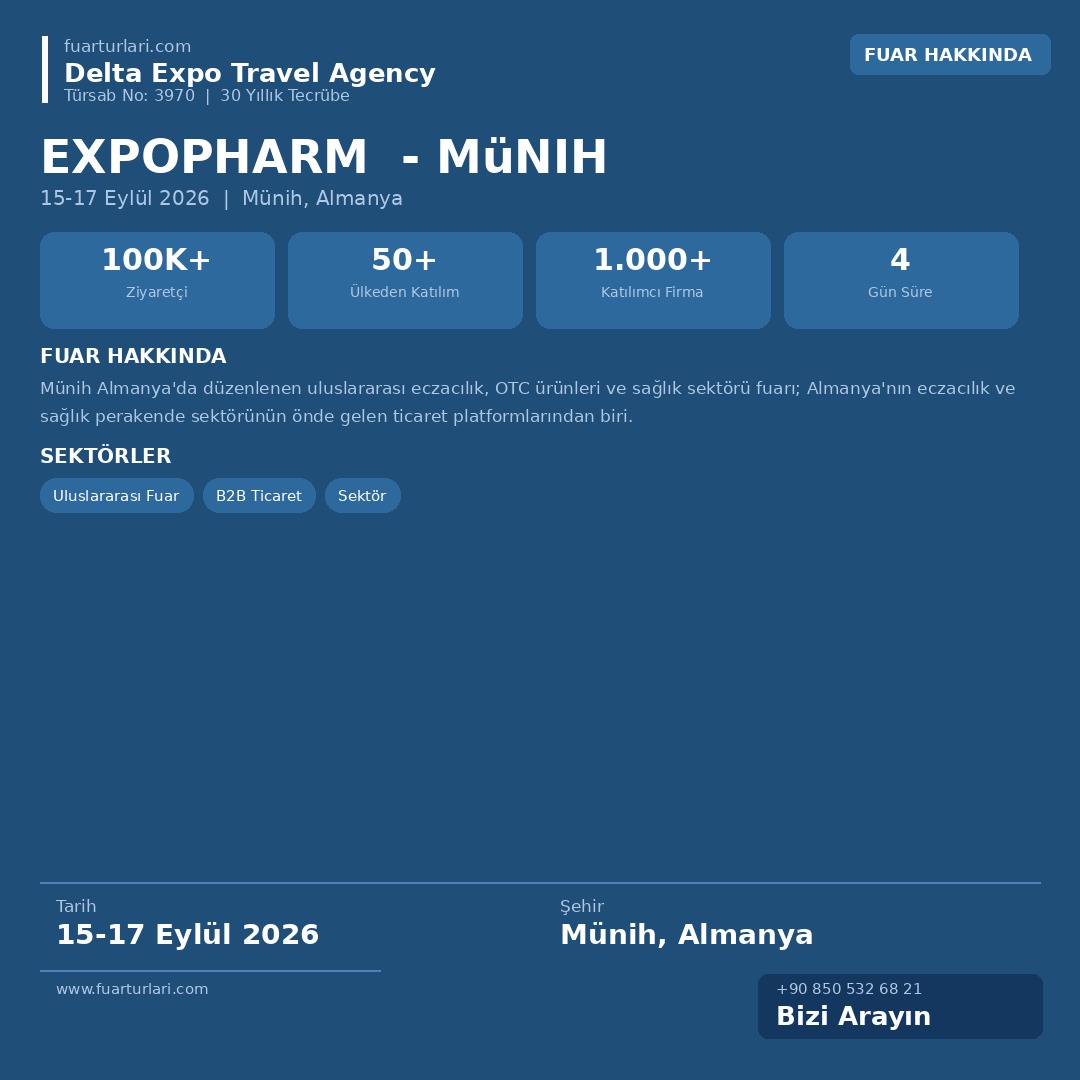 Expopharm 2026 - Münih
