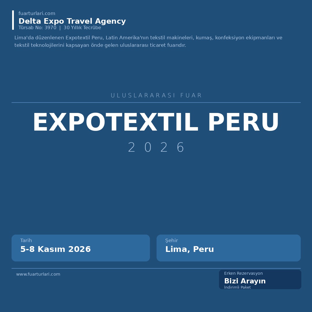 Expotextil Peru 2026