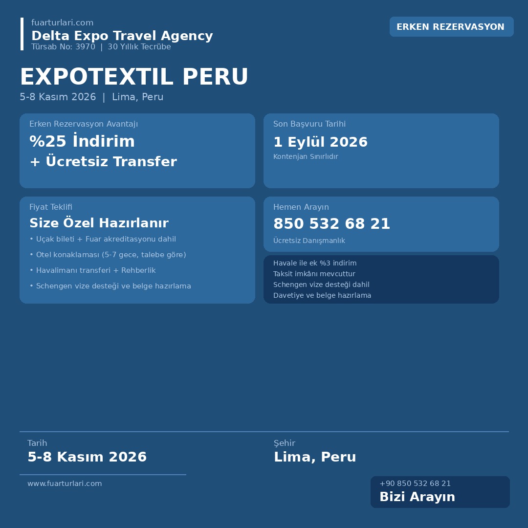 Expotextil Peru 2026