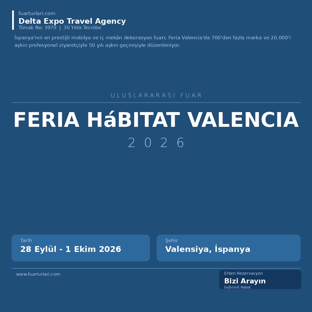Feria Hábitat Valencia 2026