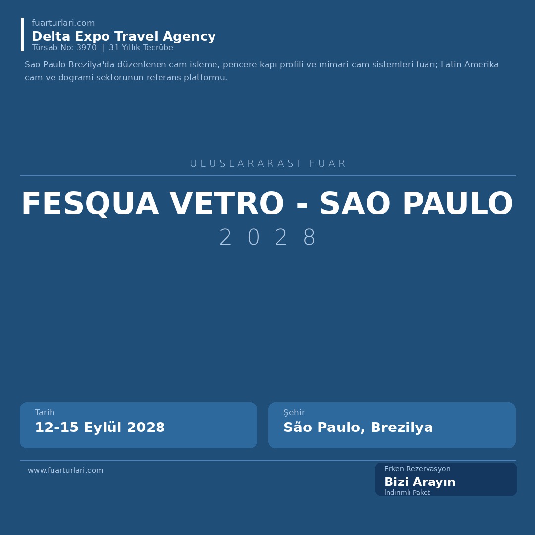 Fesqua Vetro 2028 - Sao Paulo