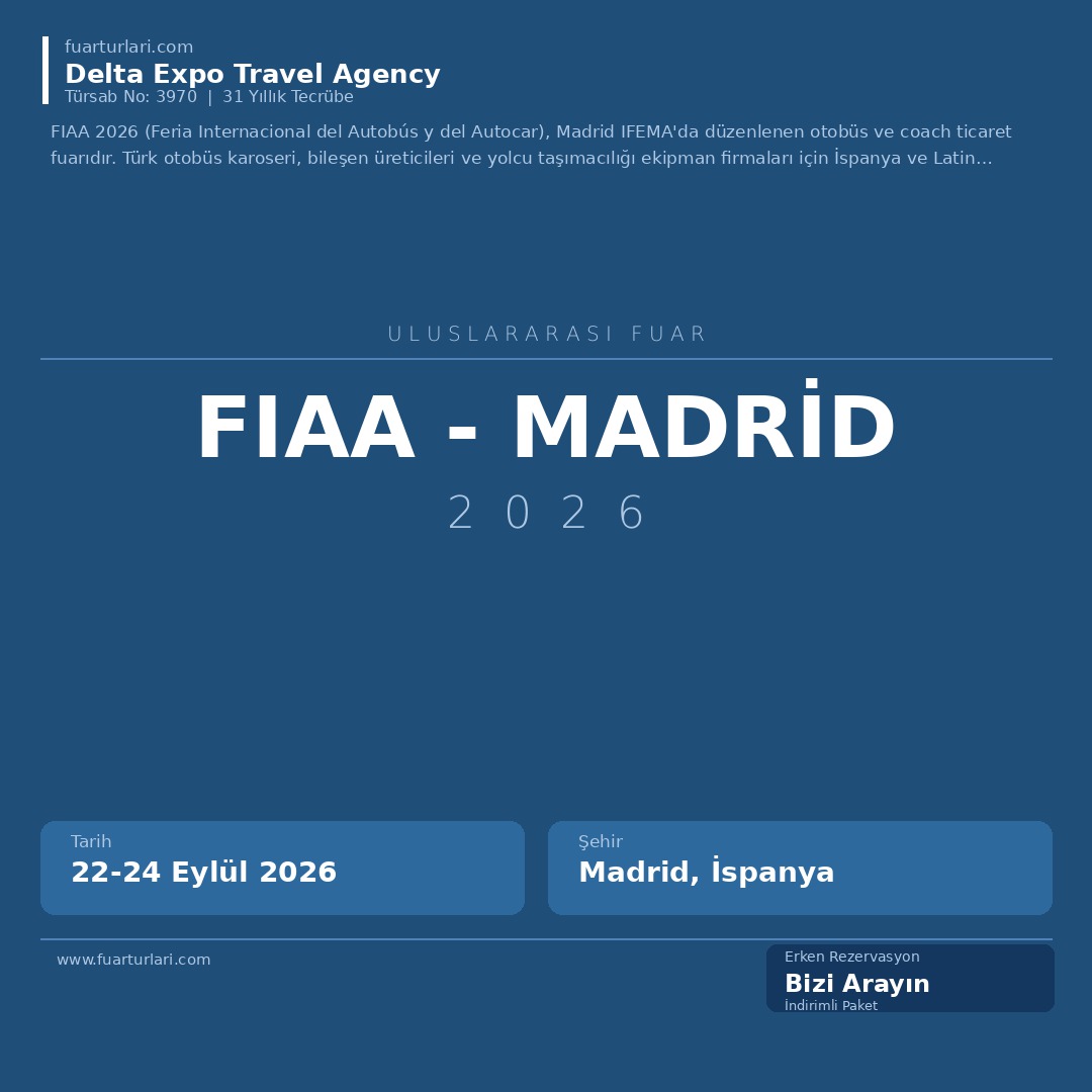 FIAA 2026 - Madrid