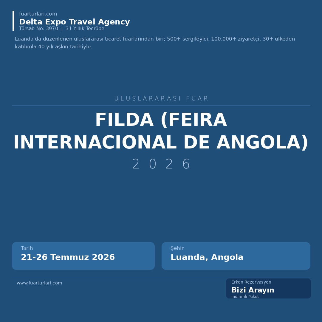 FILDA 2026 (Feira Internacional de Angola)