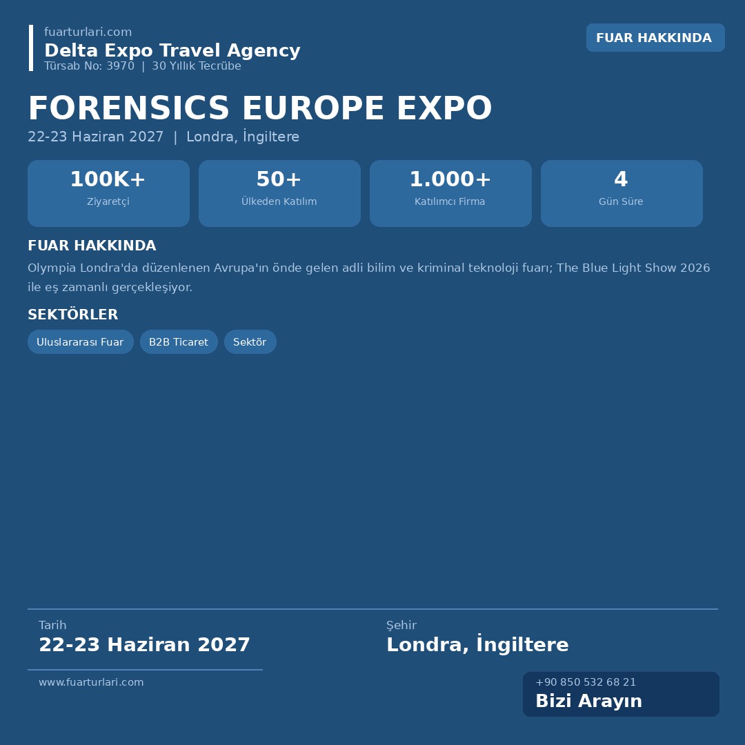Forensics Europe Expo 2026