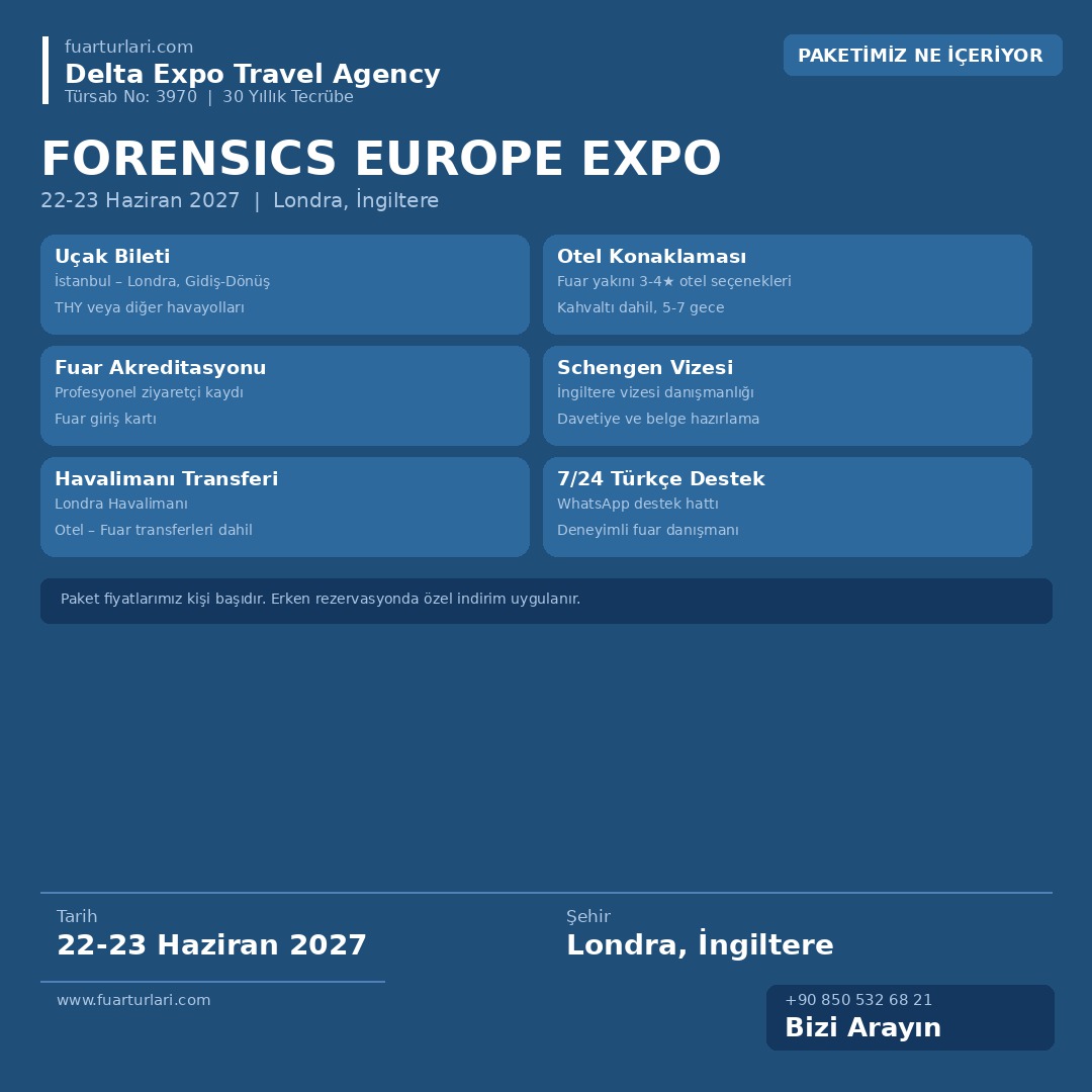 Forensics Europe Expo 2026