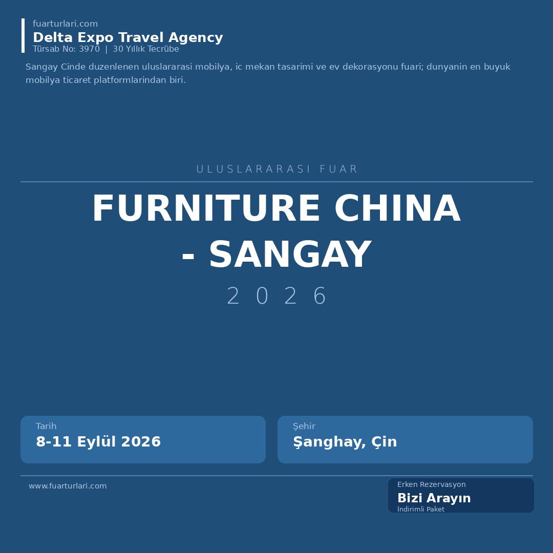 Furniture China 2026 - Sangay