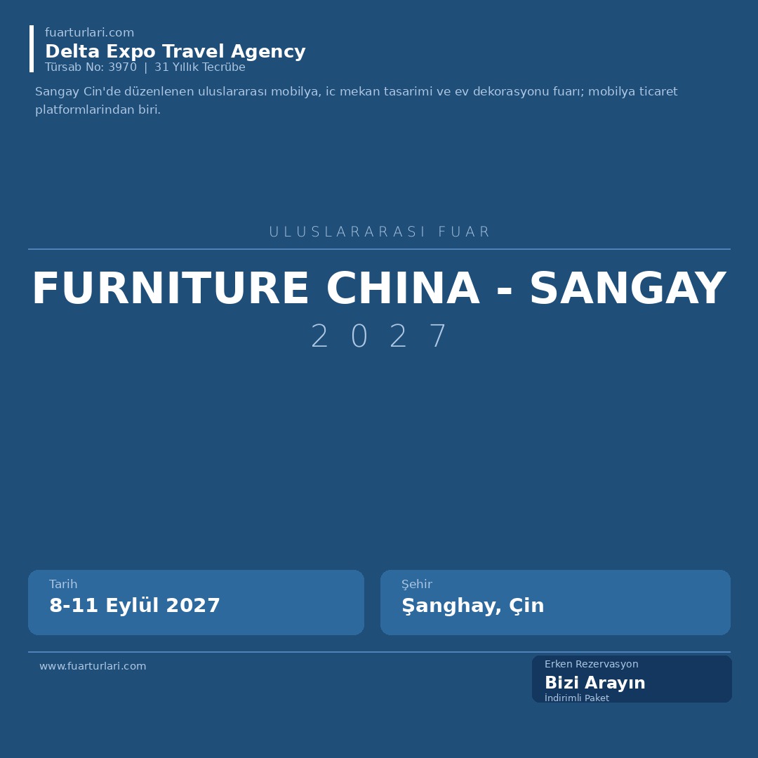 Furniture China 2027 - Sangay