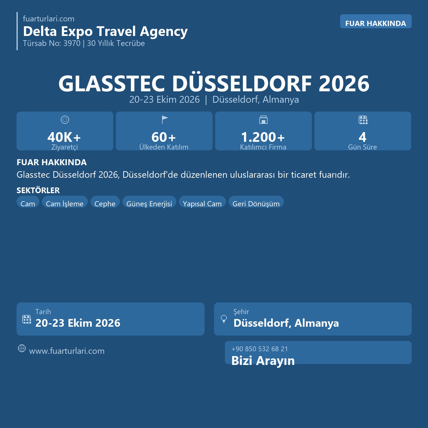 Glasstec Düsseldorf 2026
