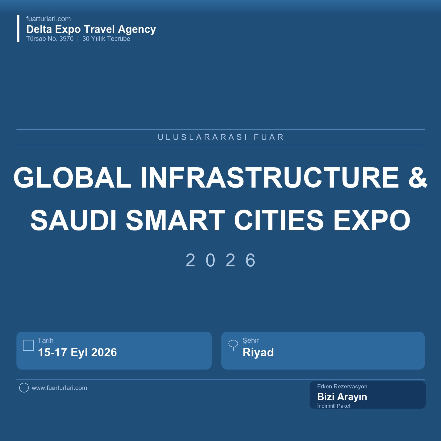 Global Infrastructure & Saudi Smart Cities Expo 2026 - Riyad