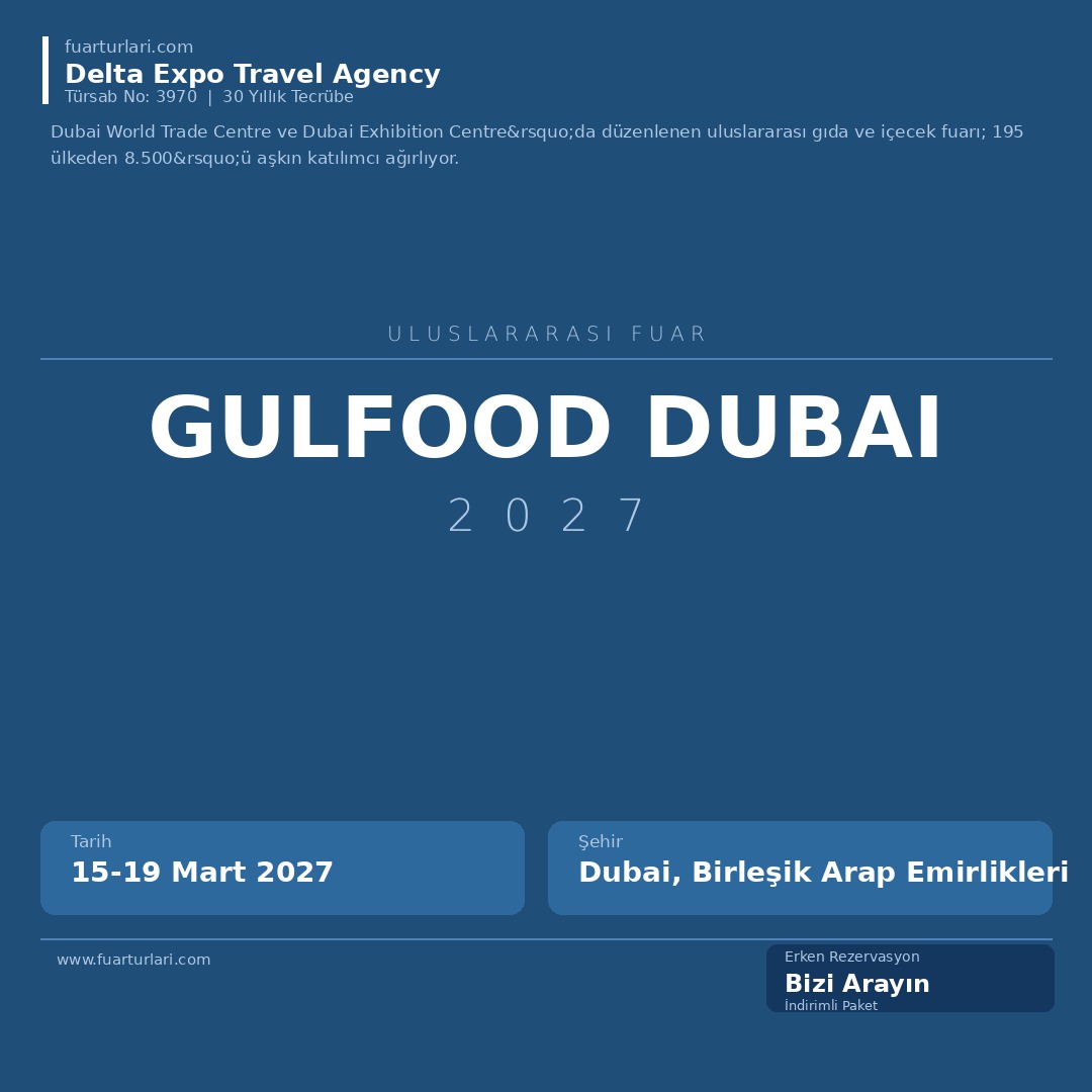 Gulfood Dubai 2027