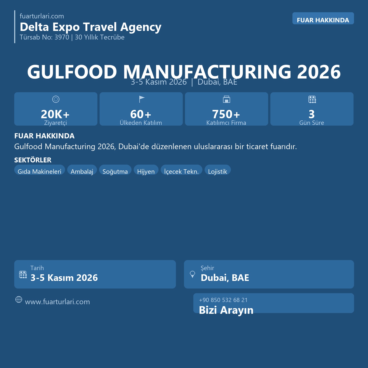 Gulfood Manufacturing Dubai 2026