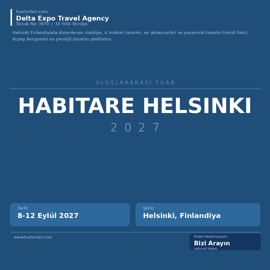Habitare Helsinki 2027