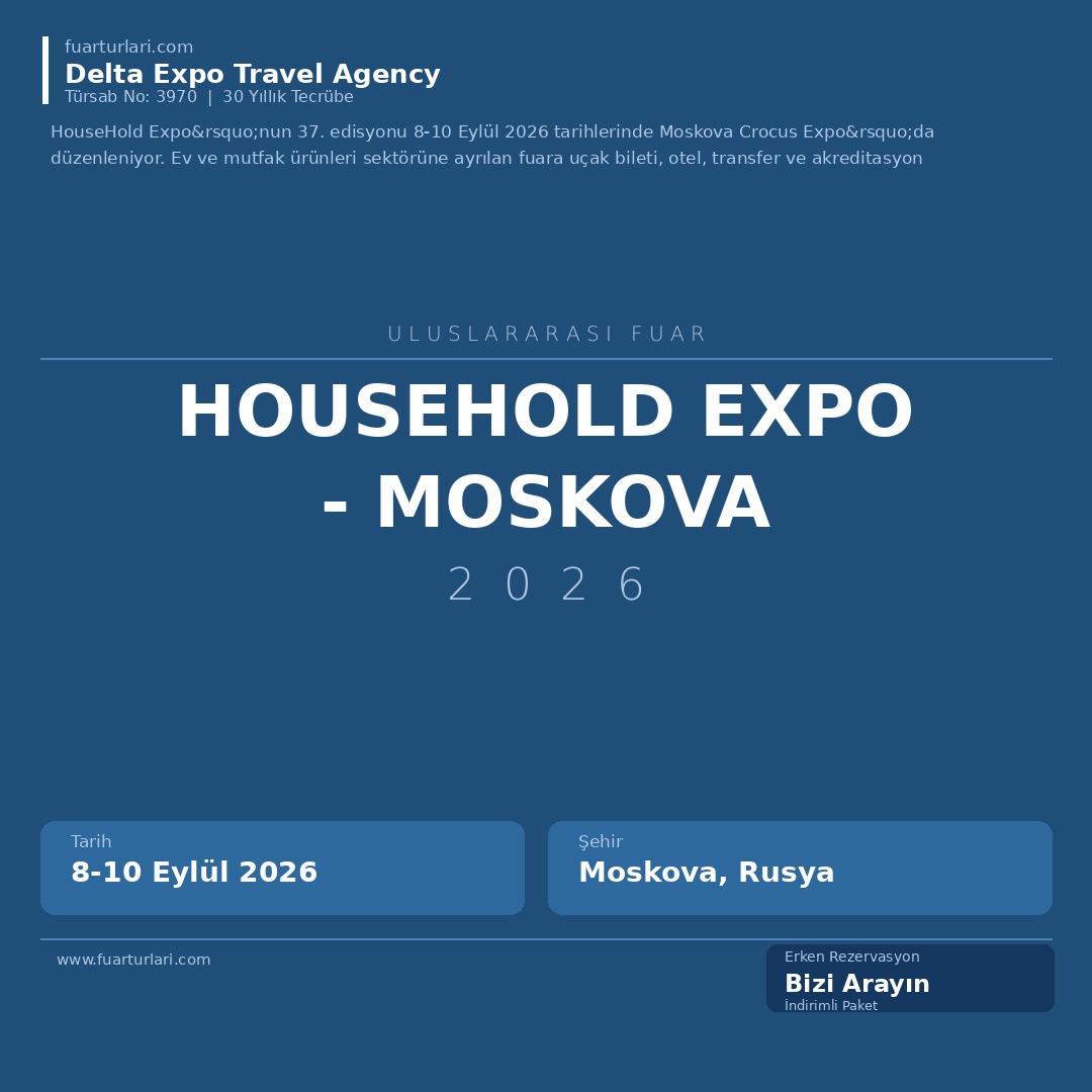 Household Expo 2026 - Moskova