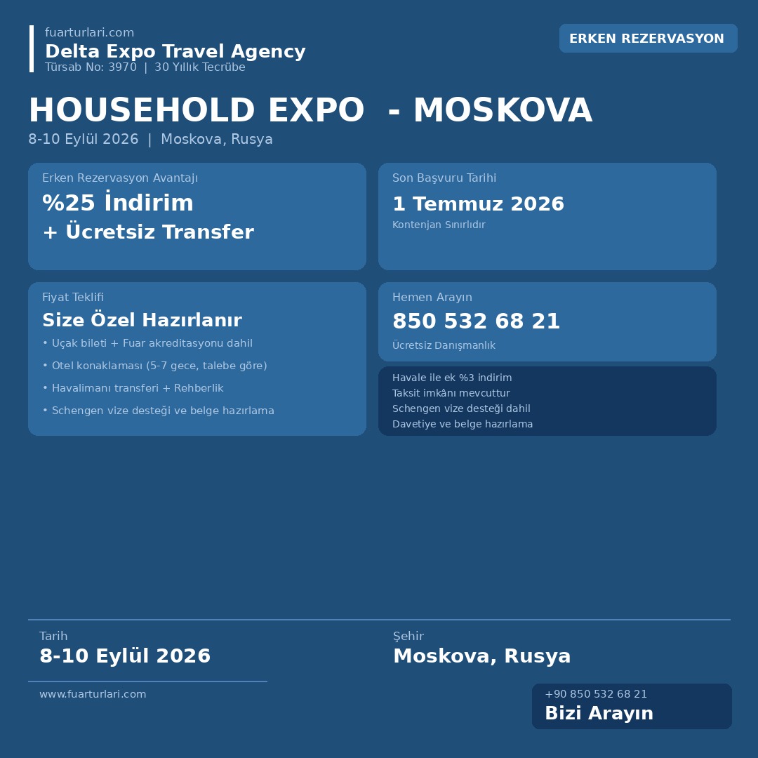 Household Expo 2026 - Moskova