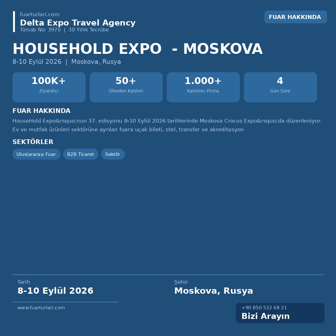 Household Expo 2026 - Moskova