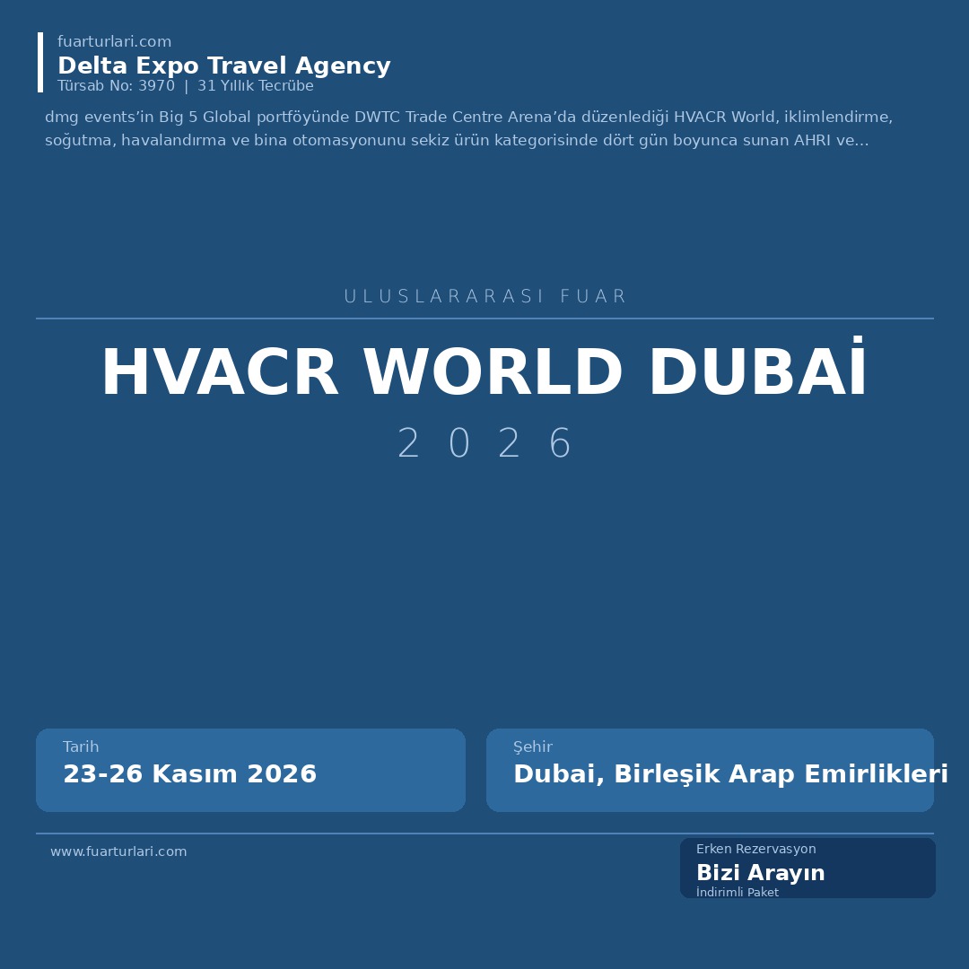 HVACR World Dubai 2026