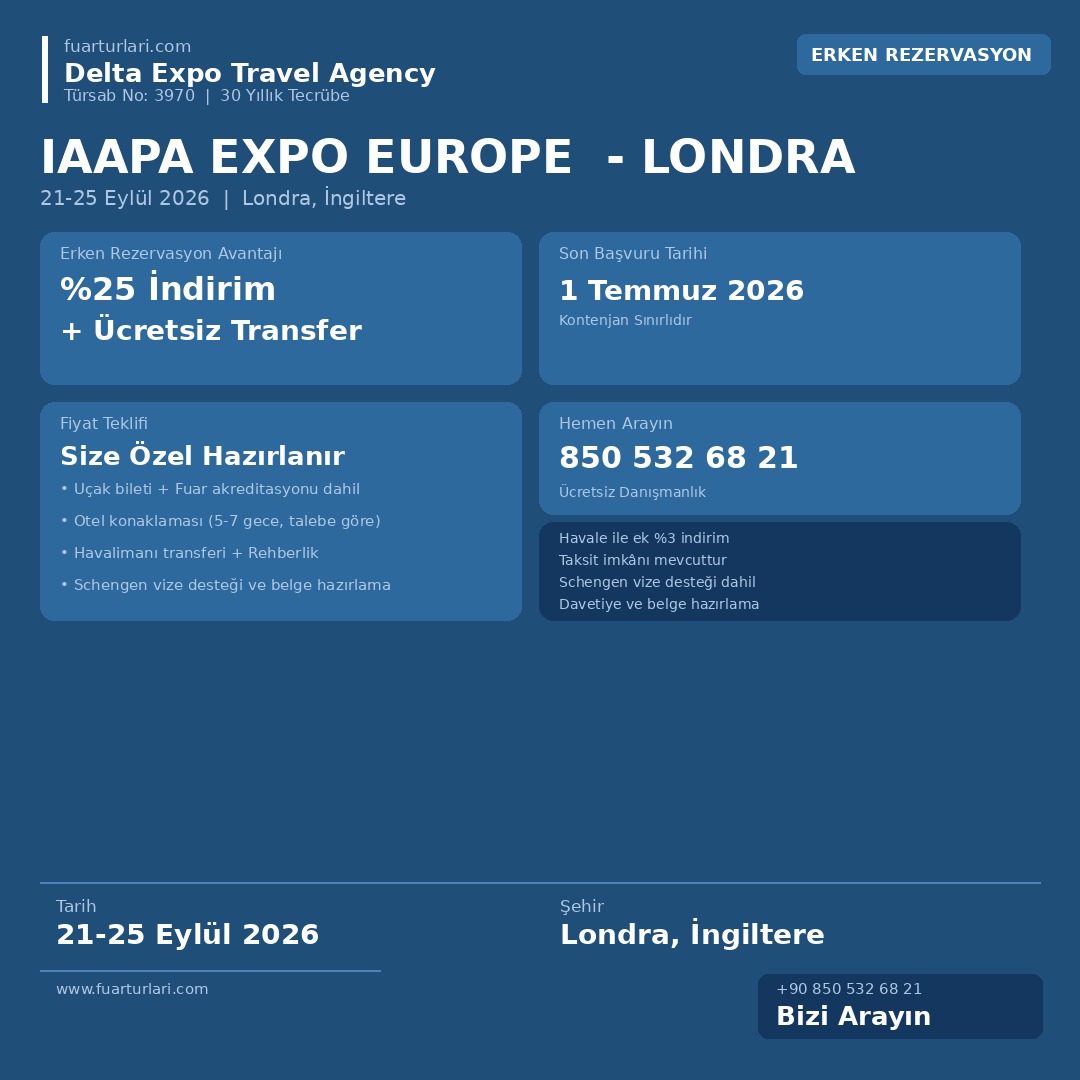 IAAPA Expo Europe 2026 - Londra