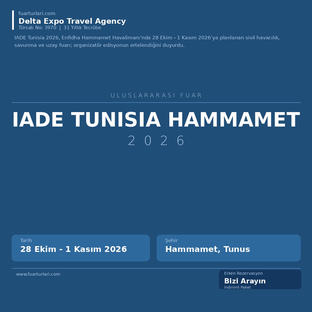 IADE Tunisia Hammamet 2026