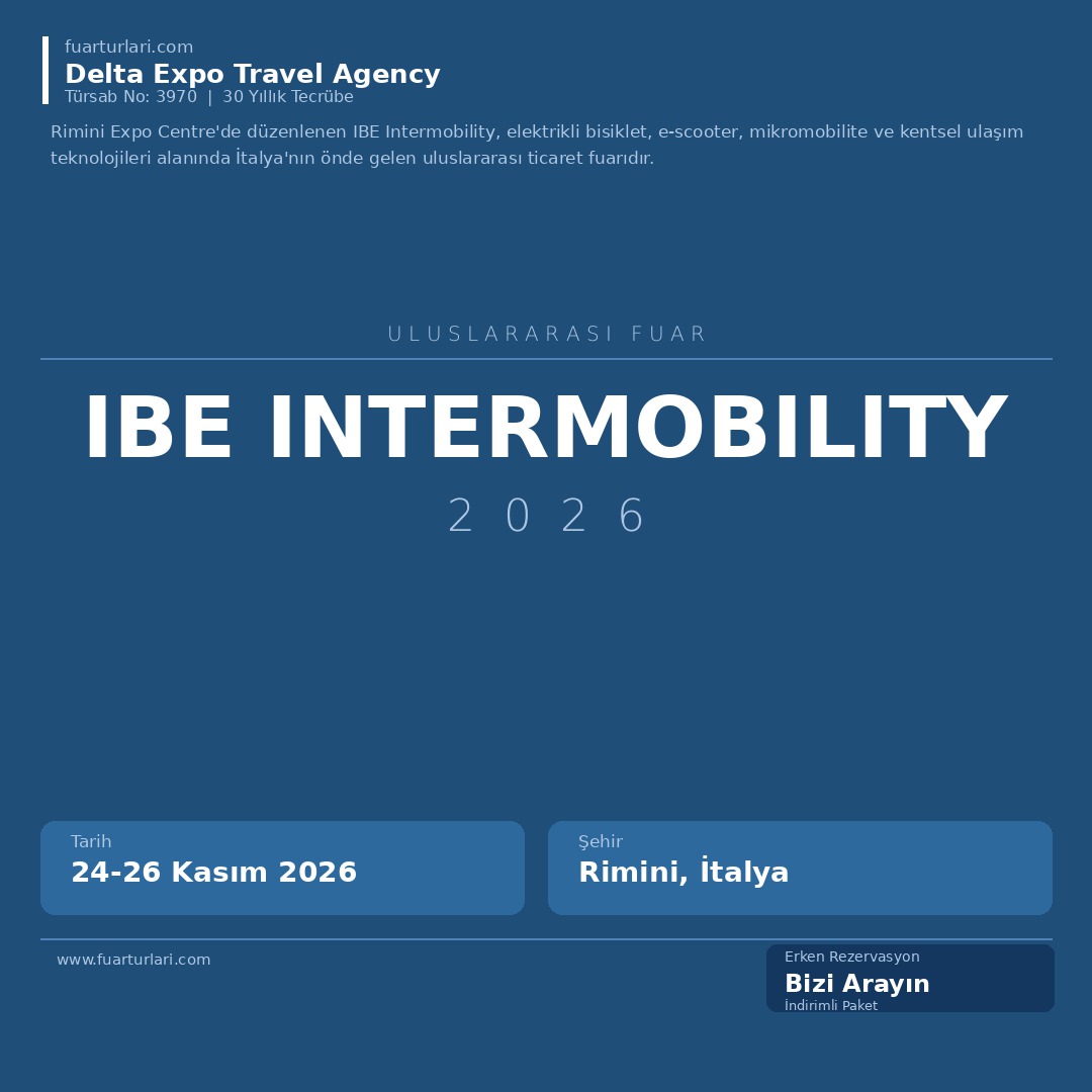 IBE Intermobility 2026