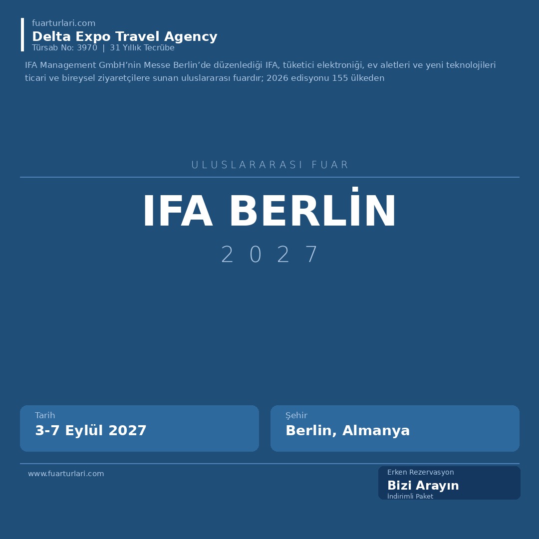 IFA Berlin 2027