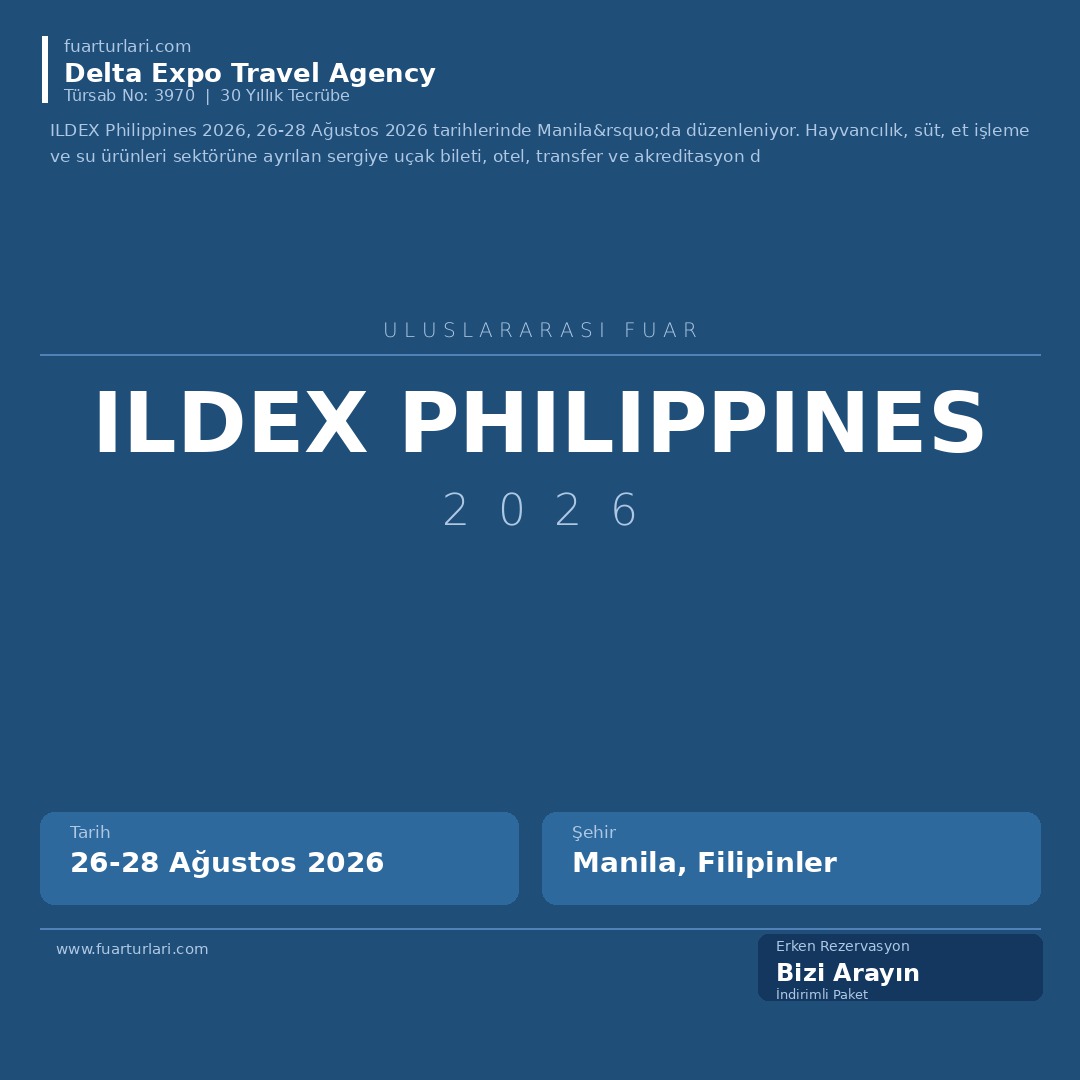 ILDEX Philippines 2026
