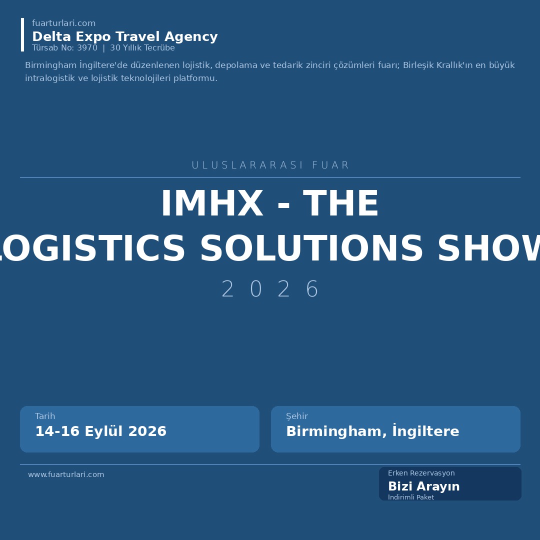 IMHX2026 - The Logistics Solutions Show