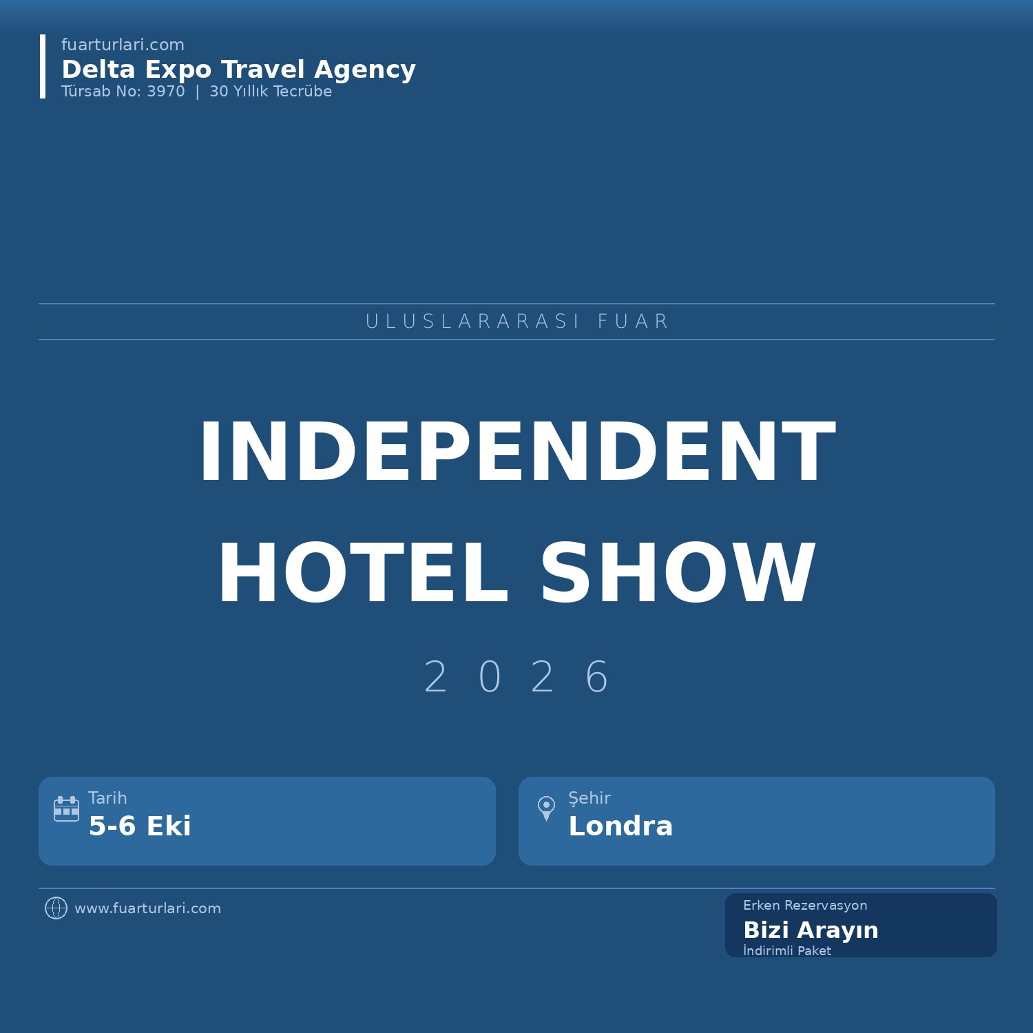 Independent Hotel Show London 2026
