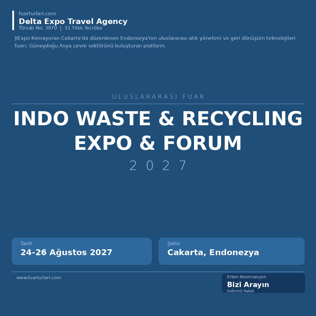 Indo Waste & Recycling 2027 Expo & Forum